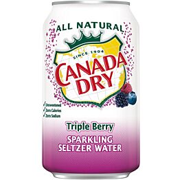 Canada Dry - Sparkling Triple Berry - 12 oz (24 Cans)