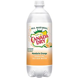 Canada Dry - Sparkling Mandarin Orange - 1 L (12 Plastic Bottles)
