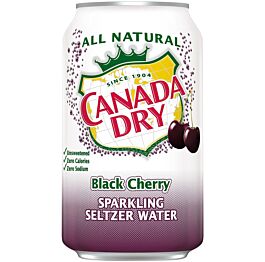 Canada Dry - Sparkling Black Cherry - 12 oz (24 Cans)