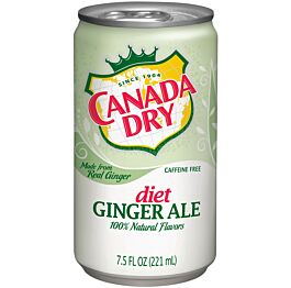 Canada Dry - Diet Ginger Ale - 7.5 oz (24 Cans)