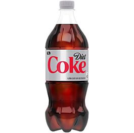 Coke - Diet - 1 L (12 Plastic Bottles)