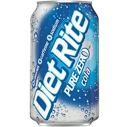 Diet Rite - Pure Zero - 12 oz (9 Cans)
