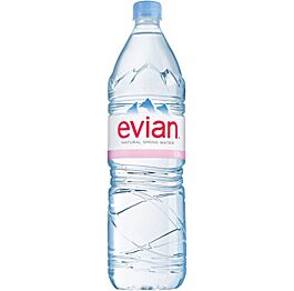 Evian - Spring Water - 1.5 L (1 Plastic Bottle)