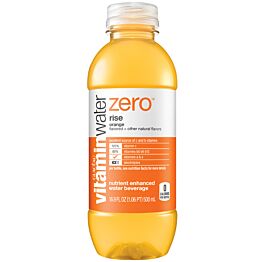 Vitamin Water - Zero Rise - Orange - 20 oz (12 Plastic Bottles)