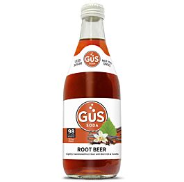 GUS Soda - Root Beer - 12 oz (24 Glass Bottles)