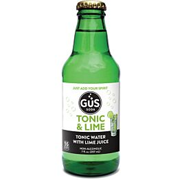 GUS Soda - Tonic and Lime - 7 oz (24 Glass Bottles)