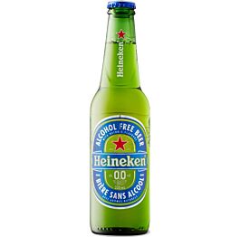 Heineken - Zero Non Alcoholic - 11.2 oz (24 Glass Bottles)