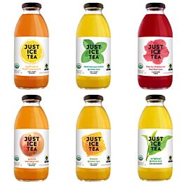 Just Ice Tea - Variety Pack - 16 oz (12 Glass Bottles)