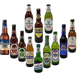 Non Alcoholic Beer - Variety Pack - 12 oz (12 Glass Bottles)