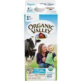 Organic Valley 1% Milk (Low Fat)