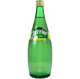 Perrier - Sparkling Lime - 25.3 oz (12 Glass Bottles)