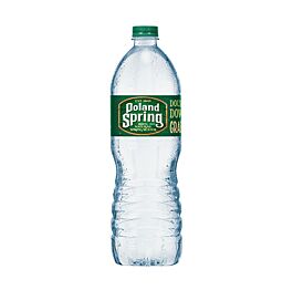 Poland Spring - Spring Water - 1 L (18 Plastic Bottles)