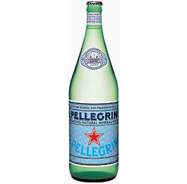 San Pellegrino - Sparkling Water - 1 L (12 Glass Bottles)
