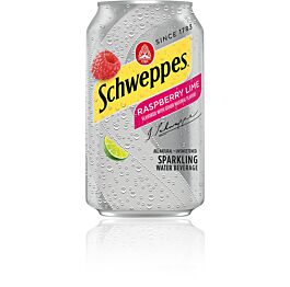 Schweppes - Sparkling Raspberry Lime - 12 oz (24 Cans)