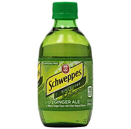 Schweppes - Ginger Ale - 10 oz (24 Glass Bottles)