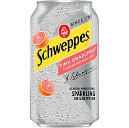 Schweppes - Sparkling Pink Grapefruit - 12 oz (24 Cans)