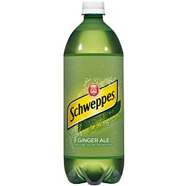 Schweppes - Ginger Ale - 1 L (12 Plastic Bottles)