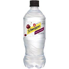 Schweppes - Sparkling Black Cherry - 20 oz (24 Plastic Bottles)