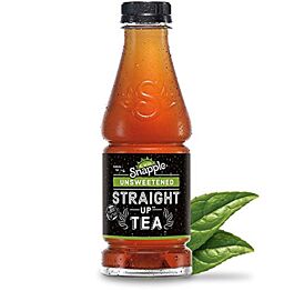 Snapple - Straight Up Tea (Unsweetened) - 18.5 oz (12 Plastic Bottles)