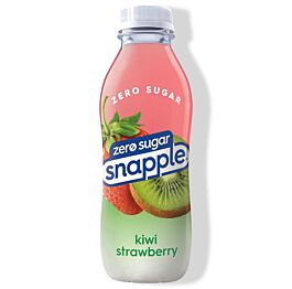 Snapple - Zero Sugar - Kiwi Strawberry - 16 oz (24 Plastic Bottles)