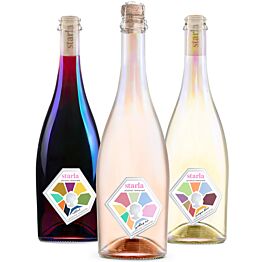 Starla - Alcohol Removed Wine - Variety Pack - 750 ml (3 Glass Bottles)