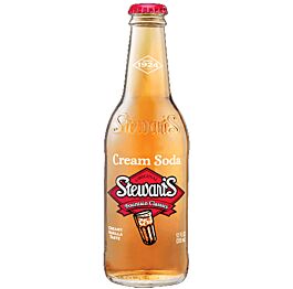 Stewart's - Cream Soda - 12 oz (24 Glass Bottles)