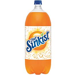 Sunkist - Diet Orange - 2 L (6 Plastic Bottles)