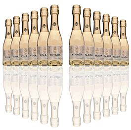 VINADA - Sparkling Gold Mini - Zero Alcohol -200 mL (12 Glass Bottles)