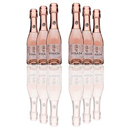 Vinada - Sparkling Rose Mini - Zero Alcohol - 200 mL (6 Glass Bottles)