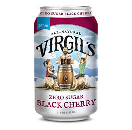 Virgil's - Zero Sugar - Black Cherry - 12 oz (24 Cans)