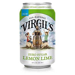 Virgil's - Zero Sugar - Lemon Lime - 12 oz (24 Cans)