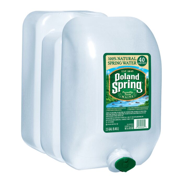 Poland Spring Natural Spring Water (2.5 Gallon) | Beverage