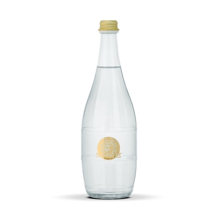 Sole Water - Deco - Sparkling Natural Mineral Water - 750 ml (12 Glass Bottles)