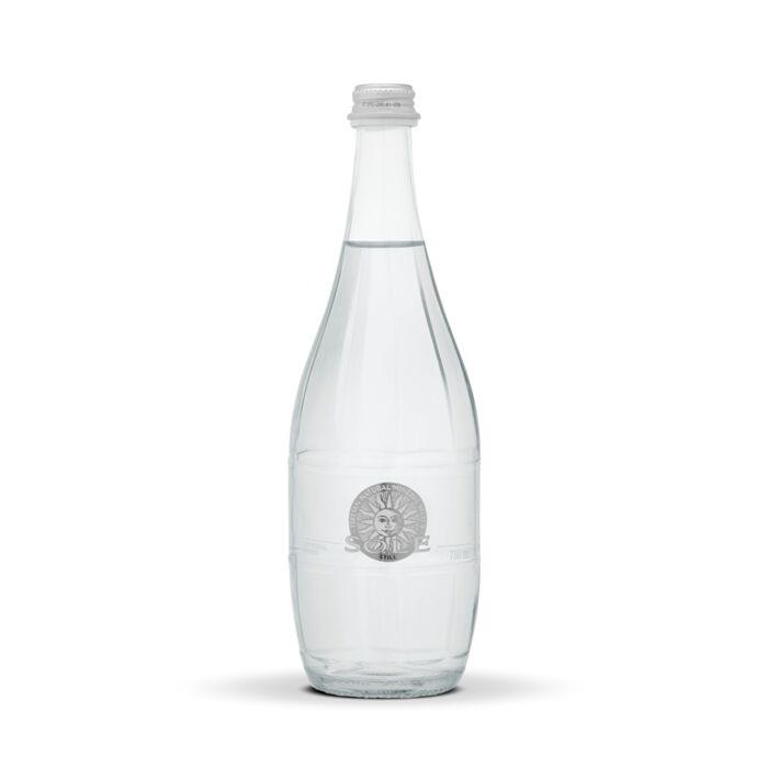 Sole Water - Deco - Still Natural Mineral Water - 750 ml (6 Glass Bottles)
