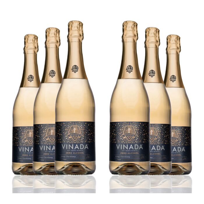 Vinada - Crispy Chardonnay (Zero Alcohol) - 750 ml (6 Glass Bottles)